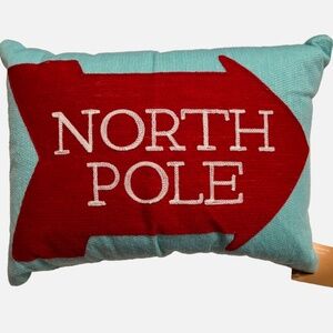 Pottery Barn Santa’s North Pole Pillow
